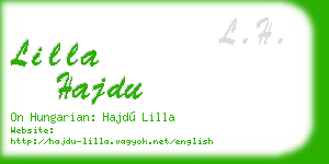 lilla hajdu business card